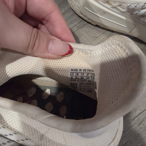 Adidas Cream Running Shoes - Picture 3 of 3